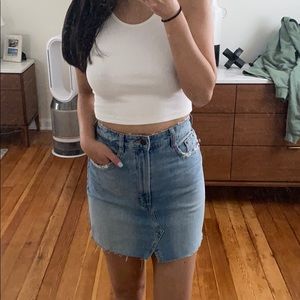 Denim skirt